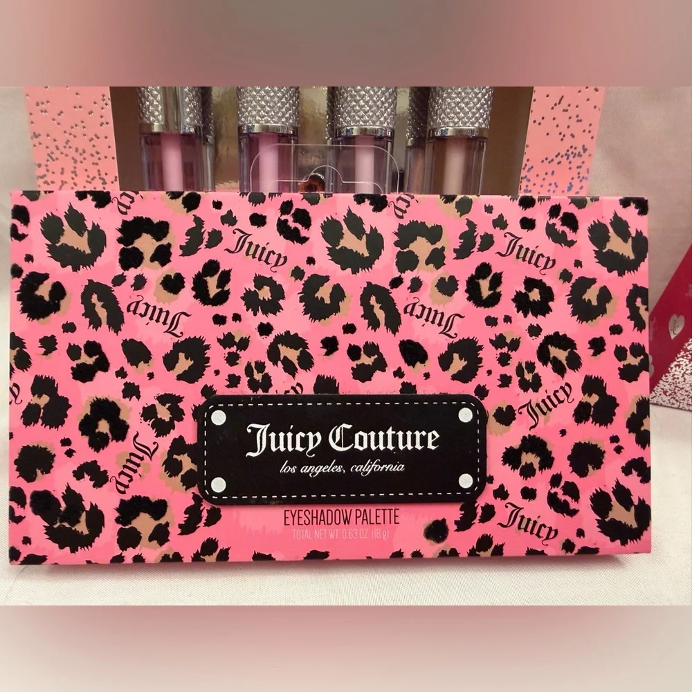 Juicy Couture Bundle Eyeshadow Palette - 2 Lip Gloss Sets